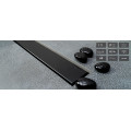 Душевой лоток Peštan Confluo Frameless Line Black Matte 650, 13701320