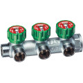 Регулируемый коллектор FAR FK 3850 C34, 3/4", 3 отвода М24х19
