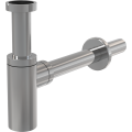 Сифон для раковины Alcaplast A400 DESIGN, DN32, круглый, хром