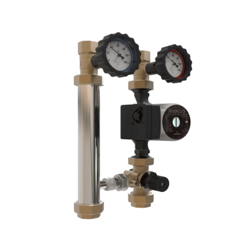 Насосная группа ПроксиТерм MK DN25 PRO без насоса c 3-х ходовым краном Насосная группа ПроксиТерм MK DN25 PRO без насоса c 3-х ходовым краном