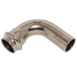 Угол 90° Rommer из нержавеющей стали 42 мм однораструбный