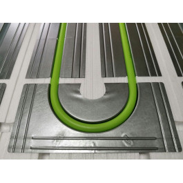 Поворотная пластина Рустеплопол, оцинкованная сталь, Ду 16мм, шаг укладки 150мм