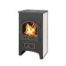 Печь-камин Везувий ПК-02 (205) 12 кВт с плитой бежевый