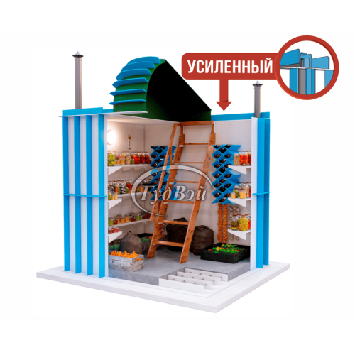 Пластиковый погреб ГудВэй Оптиум+ 5*2,4м