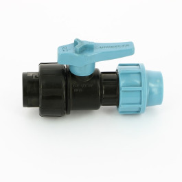 Кран шаровый ПНД Unidelta 20x1/2" с внутренней резьбой
