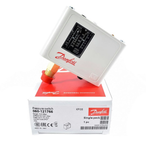 Реле давления Danfoss KPI 35 0,2-8 бар 0,4-1,5 бар G¼ арт. DNF060-121766 Реле давления Danfoss KPI 35 0,2-8 бар 0,4-1,5 бар G¼ арт. DNF060-121766