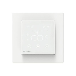 Электронный комнатный термостат RSmart-SW с Wi-Fi подключением 230V, белый, Ридан 088L1141R