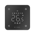 Электронный комнатный термостат RSmart-FB с Wi-Fi подключением 230V, черный, Ридан 088L1144R