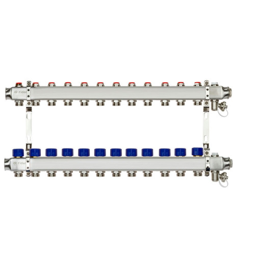 Коллекторная группа SSM-R на 12 выходов, без расходомеров, с кронштейнами, Ридан 088U0982R Коллекторная группа SSM-R на 12 выходов, без расходомеров, с кронштейнами, Ридан 088U0982R