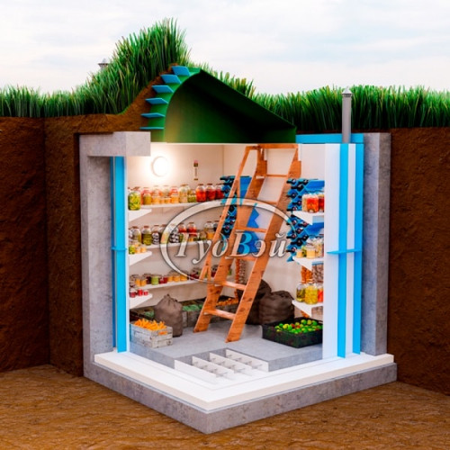 Пластиковый погреб ГудВэй Оптиум+ 5*2,4м