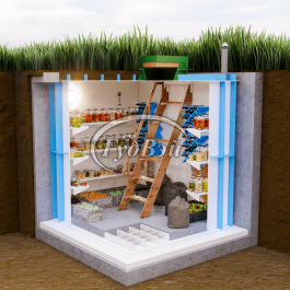 Пластиковый погреб ГудВэй Классик 1,5*1,5м