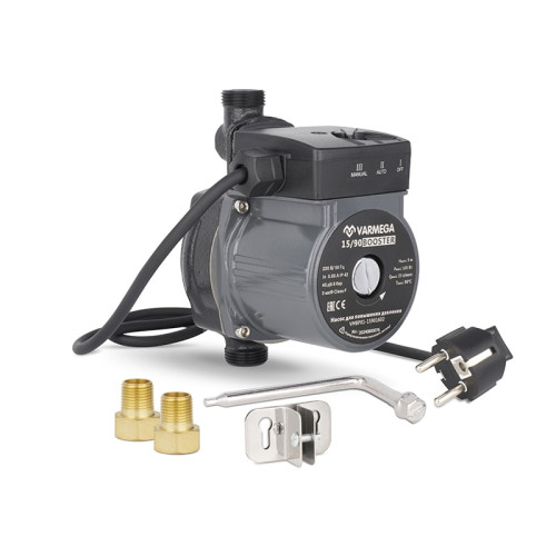 Насос повысительный Varmega VMBP01 Booster 15/90-160, с гайками Насос повысительный Varmega VMBP01 Booster 15/90-160, с гайками