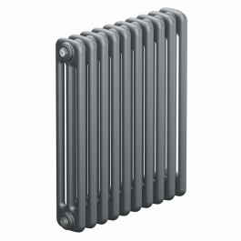 Трубчатый радиатор Rifar Tubog 3057 10 секций цвет титан нижнее подключение