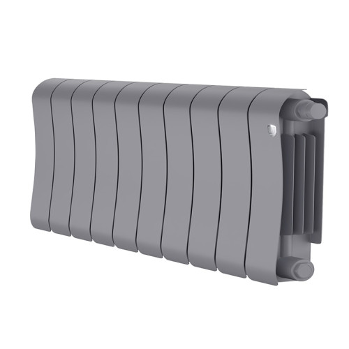 Биметаллический радиатор Royal Thermo Infinity 300 VR80 Silver Satin (10 секций)