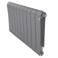 Биметаллический радиатор Royal Thermo Infinity 500 VR80 Silver Satin (10 секций)