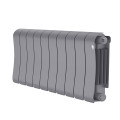 Биметаллический радиатор Royal Thermo Infinity 300 Silver Satin (10 секций)