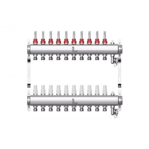 Коллектор с расходомерами Wester W902 1"x3/4" 10 контуров