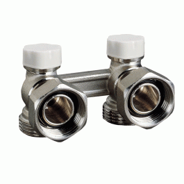 Блок Luxor M 177 3/4" 24х19 для двухтрубной системы угловой арт.13472101