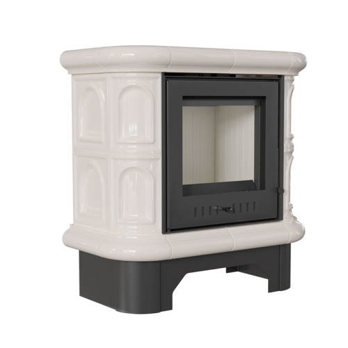 Печь-камин Kratki WK/440/KAFEL/K 5 кВт кафель кремовый