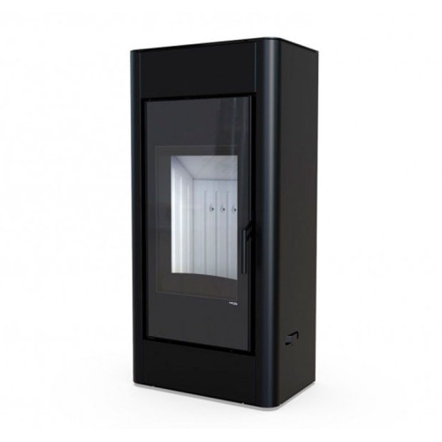 Печь-камин Defro Home Solum 9 кВт чёрная сталь