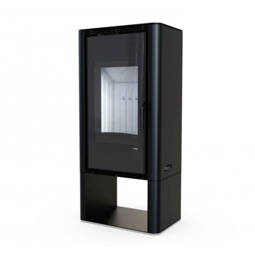 Печь-камин Defro Home Solum Log 9 кВт чёрная сталь Печь-камин Defro Home Solum Log 9 кВт чёрная сталь