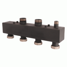 Коллектор Rommer стальной 1 1/2" 2 контура