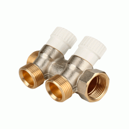 Коллектор для воды 2 выхода Stout 3/4"x3/4" Евроконус арт.SMB 6851 343402