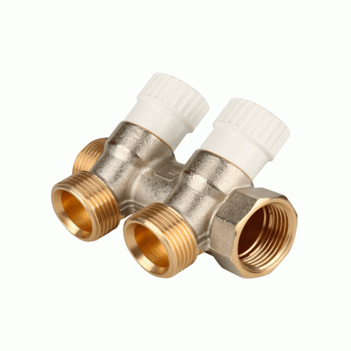 Коллектор для воды 2 выхода Stout 3/4"x3/4" Евроконус арт.SMB 6851 343402 Коллектор для воды 2 выхода Stout 3/4"x3/4" Евроконус арт.SMB 6851 343402