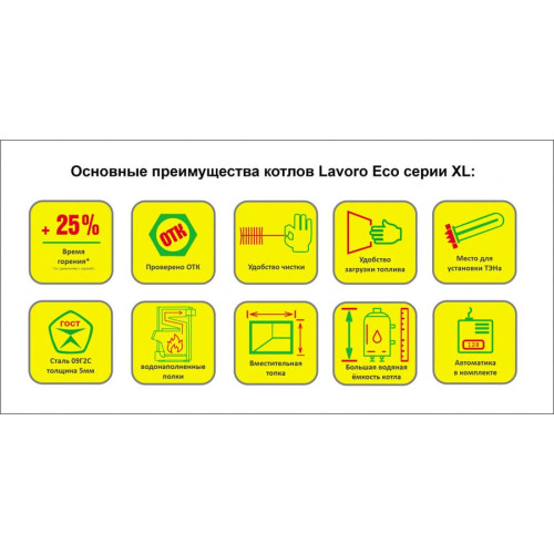 Котел твердотопливный Lavoro Eco XL 16 Котел твердотопливный Lavoro Eco XL 16