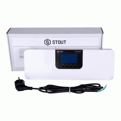 Проводной контроллер термостатических клапанов Stout L-9R