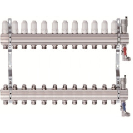 Коллектор для отопления Tim на 12 выходов (арт.KB012)