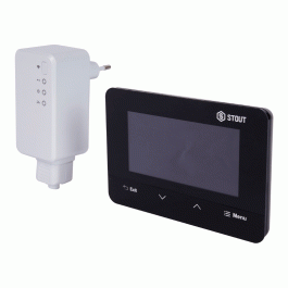 Беспроводной комнатный двухпозиционный регулятор Stout ST-293v2 чёрный