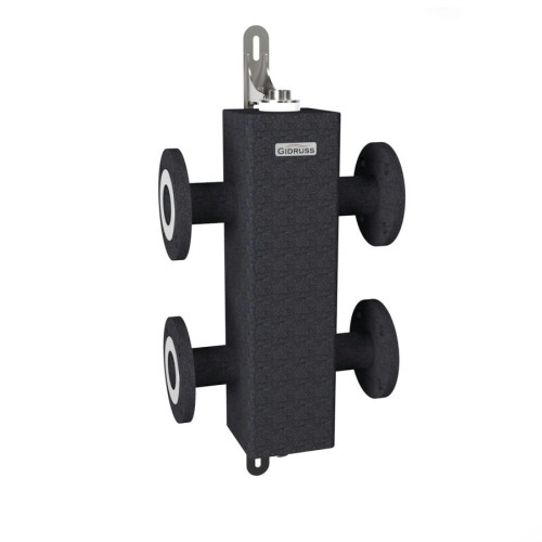 Гидрострелка стальная Gidruss GR-250-50F до 250 кВт ДУ 50