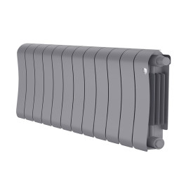 Биметаллический радиатор Royal Thermo Infinity 300 VR80 Silver Satin (12 секций)