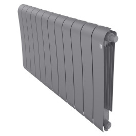Биметаллический радиатор Royal Thermo Infinity 500 VR80 Silver Satin (12 секций)