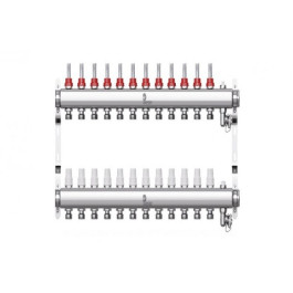 Коллектор с расходомерами Wester W902 1"x3/4" 12 контуров