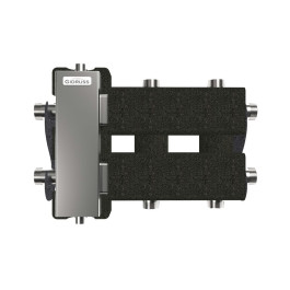 Коллектор нержавеющий Gidruss BMSS-60-3DU EPP до 60 кВт 1" 3 контура EPP термоизоляция