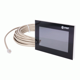 Проводная контрольная панель управления Stout М-7 чёрная