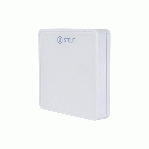 Беспроводной комнатный датчик Stout С-8R белый Беспроводной комнатный датчик Stout С-8R белый
