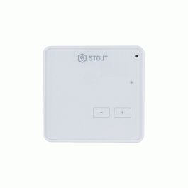 Проводной комнатный регулятор Stout R-9Z белый
