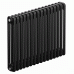 Трубчатый радиатор Rifar Tubog 3057 16 секций цвет антрацит боковое подключение