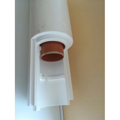 Теплоизоляция труб Пенощит скорлупа ППС 110х50 мм (1 метр)