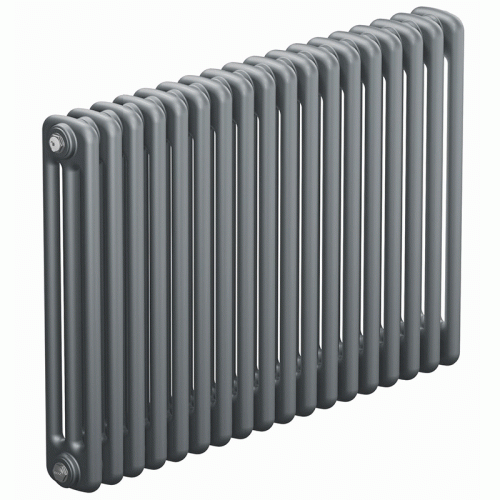 Трубчатый радиатор Rifar Tubog 3057 18 секций цвет титан боковое подключение