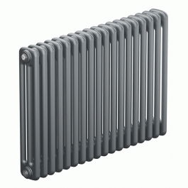 Трубчатый радиатор Rifar Tubog 3057 18 секций цвет титан нижнее подключение