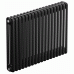 Трубчатый радиатор Rifar Tubog 3057 18 секций цвет антрацит нижнее подключение