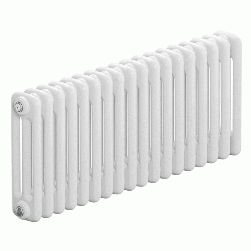Трубчатый радиатор Rifar Tubog 3037 18 секций цвет белый боковое подключение