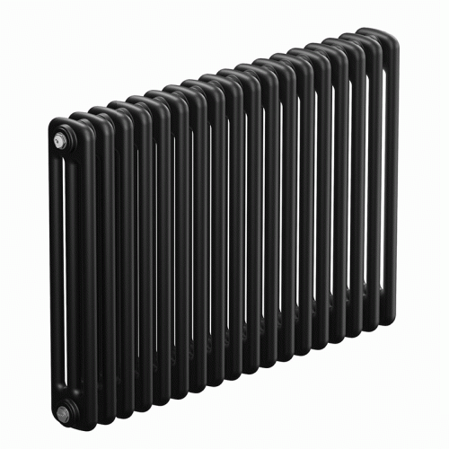 Трубчатый радиатор Rifar Tubog 3057 18 секций цвет антрацит боковое подключение