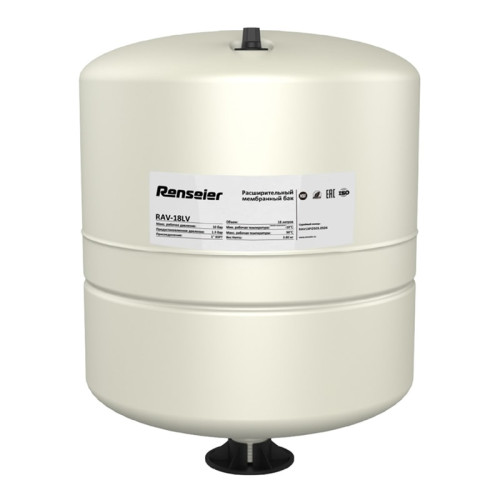 Гидроаккумулятор Renseier RAV-18LV вертикальный Гидроаккумулятор Renseier RAV-18LV вертикальный