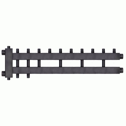 Коллектор с гидроразделителем Warme WKD.R.122.К.5+1+1 Дублер компакт (черная сталь) на 7 контуров до 122 кВт Коллектор с гидроразделителем Warme WKD.R.122.К.5+1+1 Дублер компакт (черная сталь) на 7 контуров до 122 кВт