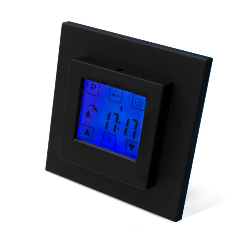 Терморегулятор с сенсорным дисплеем черный Energy TK08 New Терморегулятор с сенсорным дисплеем черный Energy TK08 New